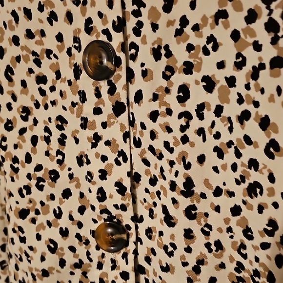 Leopard Print Button-Up Dress - Picture 4 of 4